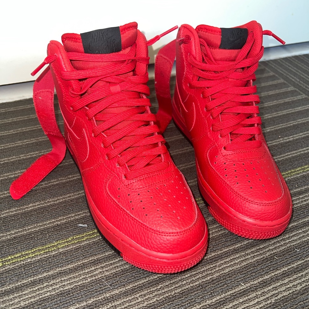 Nike Air Force 1 High University Red Black